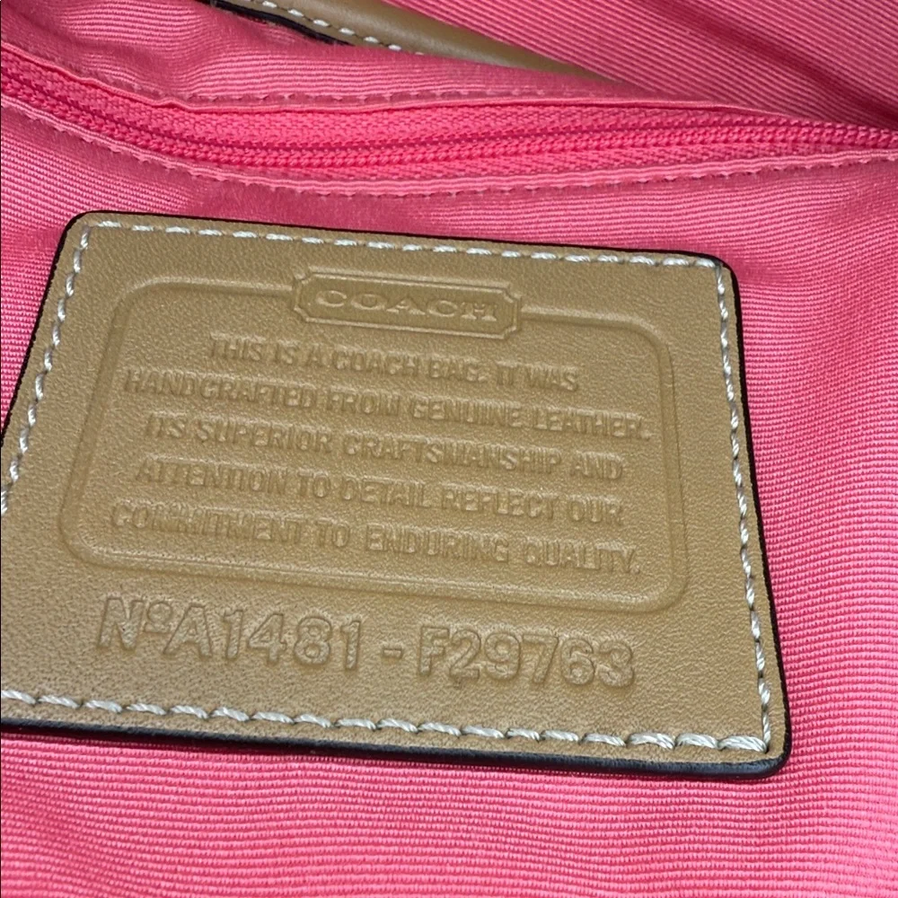 Coach Hadley Tan Leather Crossbody Field Bag F29763 - Picture 7 of 9